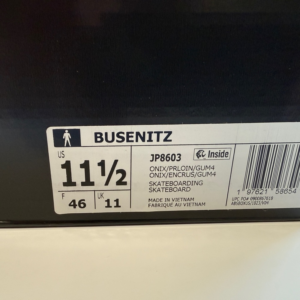 Adidas Men's Gray and Black Sneakers - Picture 4 of 4
